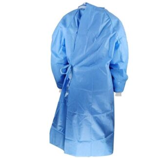 Length 45 Inches Outdoor Waterproof Multifunctional Disposable Protection Gown Non-Woven Fabrics Protective Coat